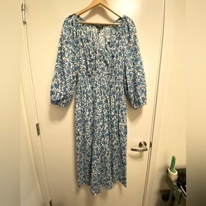 J Crew Cotton Midi Dress